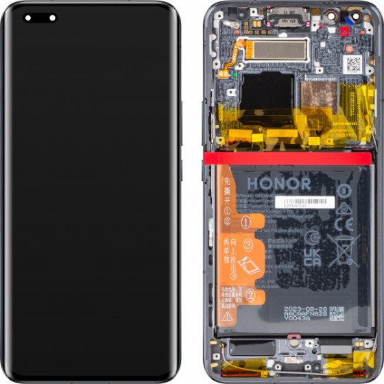 Honor LCD Display Module for Magic5 Pro, with Battery, Black - (0235AFDG)