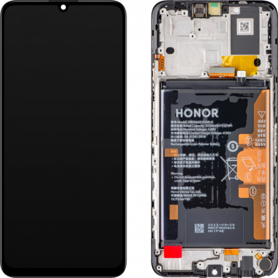 Honor LCD Display Module for X7a, with Battery, Midnight Black - (0235AENA)