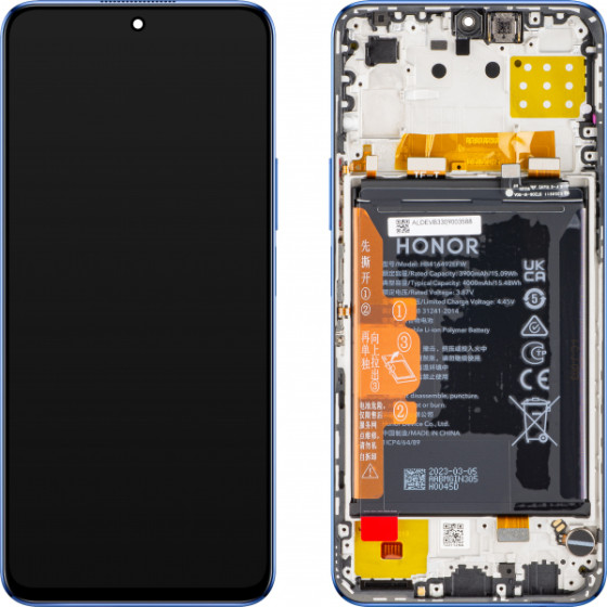 Honor LCD Display Module for X8 4G, with Battery, Ocean Blue - (0235ACDR)