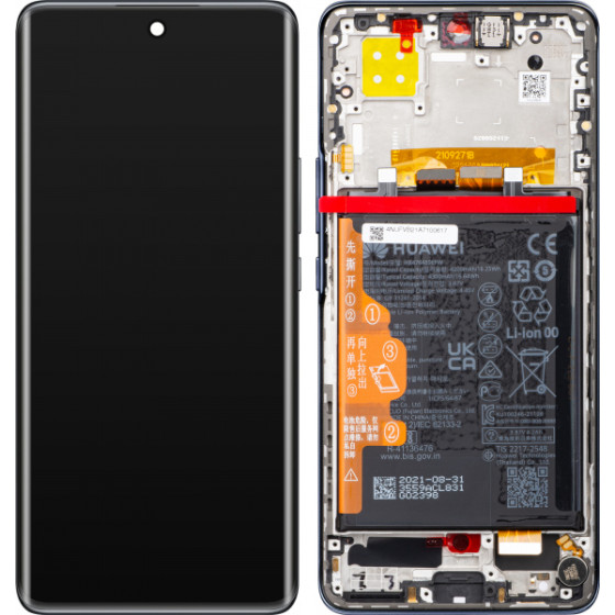 Huawei LCD Display Module for nova 9, with Battery, Black - (02354NUJ, 02354TVG)