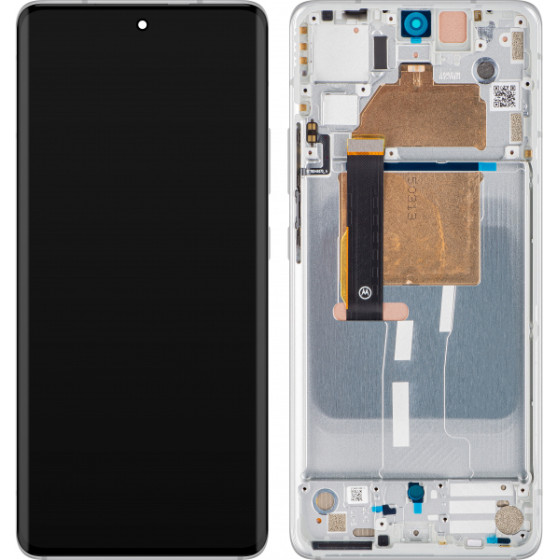 Motorola LCD Display Module for Edge 30 Fusion, Aurora White - (5D68C21528, 5D68C21189)