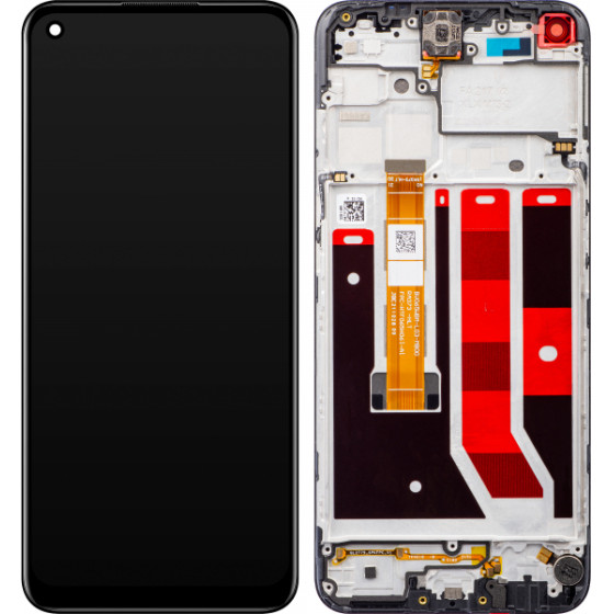 Oppo LCD Display Module for A11s / A53s / A32 / A33 (2020) / A53 4G, Black - (4905105)