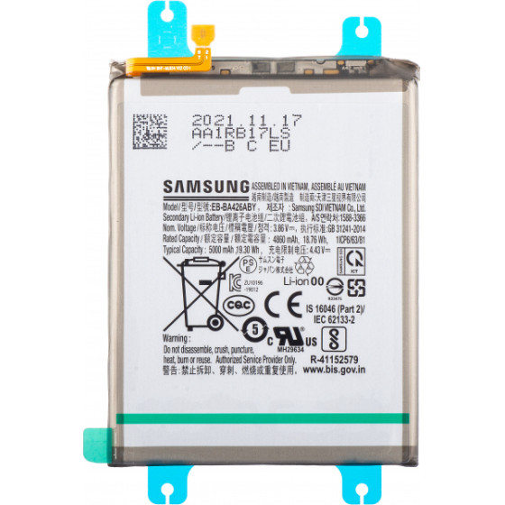 Samsung Battery EB-BA426ABY for Galaxy M22 M225 / A72 A725 / A32 5G A326 / A72 5G A726 / A42 5G A426 - (GH82-24377A, GH82-25123A, GH82-25461A)