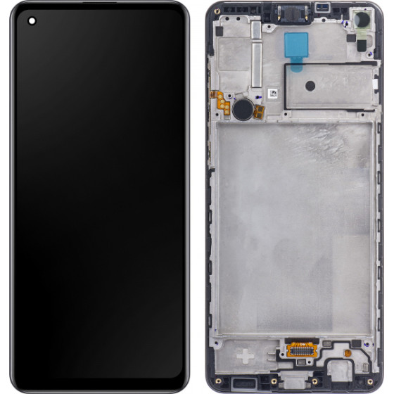 Samsung LCD Display Module for Galaxy A21s A217, Black - (GH82-22988A, GH82-23089A, GH82-24641A, GH82-24642A, GH82-23137A, GH82-21199A)