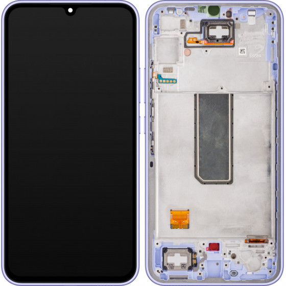 Samsung LCD Display Module for Galaxy A34 A346, Violet - (GH82-31200D, GH82-31201D)