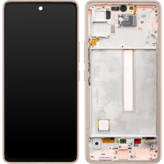 Samsung LCD Display Module For Galaxy A53 5G A536, Peach - (GH82-28024D, GH82-28025D)
