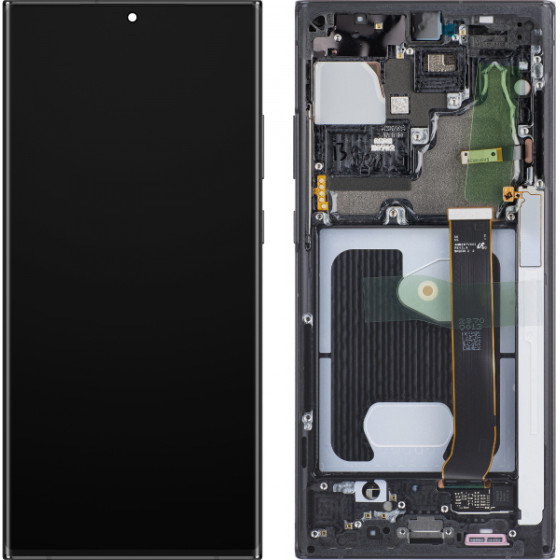 Samsung LCD Display Module For Galaxy Note 20 Ultra 5G N986 / Note 20 Ultra N985, w/o Camera, Mystic Black - (GH82-31453A, GH82-31459A, GH82-31461A, GH82-31454A, GH82-31460A)