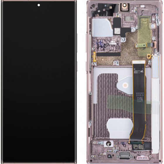 Samsung LCD Display Module for Galaxy Note 20 Ultra 5G N986 / Note 20 Ultra N985, w/o Camera, Mystic Bronze - (GH82-31453D, GH82-31461D, GH82-31454D, GH82-31459D)