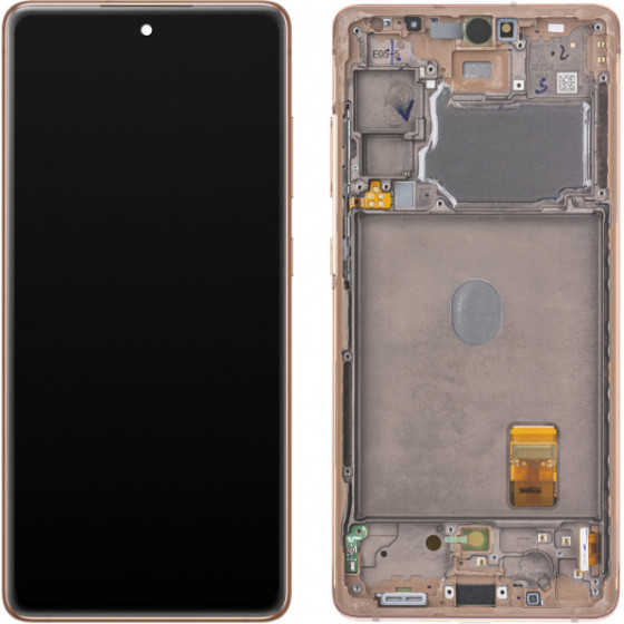Samsung LCD Display Module for Galaxy S20 FE 5G G781, Orange - (GH82-24214F, GH82-24215F, GH82-29056F, GH82-31320F, GH82-31321F)