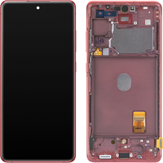Samsung LCD Display Module for Galaxy S20 FE G780, Red - (GH82-24219E, GH82-24220E, GH82-31328E, GH82-31329E)