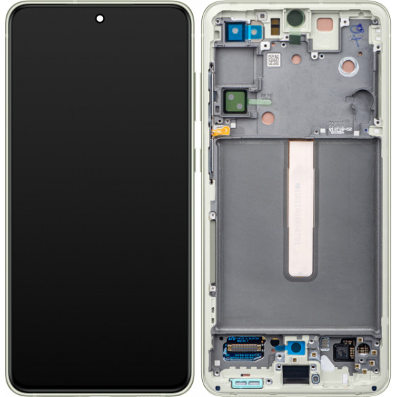Samsung LCD Display Module for Galaxy S21 FE 5G G990, Green - (GH82-26590C, GH82-26414C, GH82-26420C)