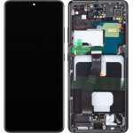 Samsung LCD Display Module for Galaxy S21 Ultra 5G G998, w/o Camera, Black - (GH82-26035A, GH82-26036A, GH82-26039A)