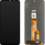 MP LCD Display Module for Honor X5 Plus / X6a, w/o Frame, Aftermarket, Black