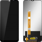 MP LCD Display Module for Realme C21Y / C25Y, w/o Frame, Aftermarket, Black