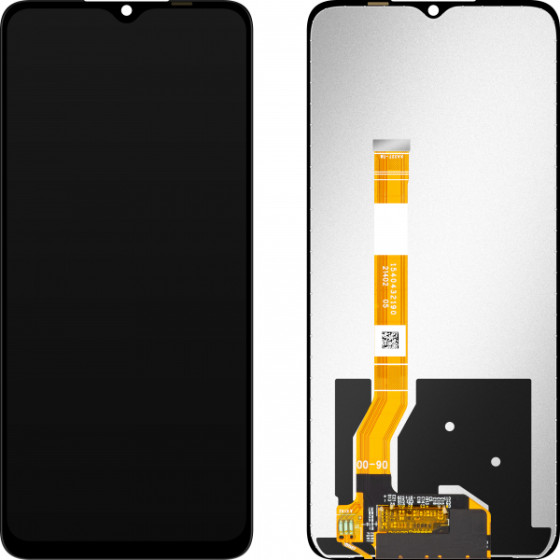 MP LCD Display Module for Realme C35 / Narzo 50A, w/o Frame, Aftermarket, Black