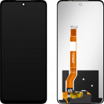 MP LCD Display Module for Realme C67 4G, w/o Frame, Aftermarket, Black