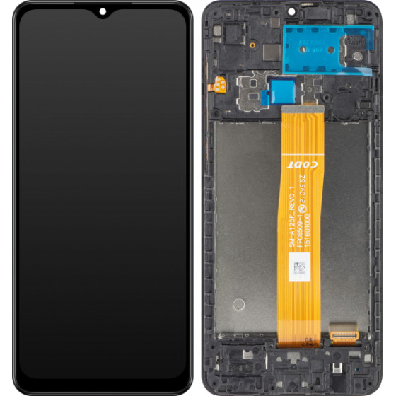MP LCD Display Module for Samsung Galaxy A02 A022 / M02 M022, Aftermarket, Black