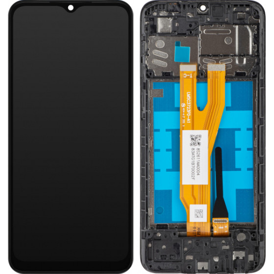 MP LCD Display Module for Samsung Galaxy A03 Core A032, Aftermarket, Black