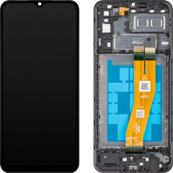 MP LCD Display Module for Samsung Galaxy A04e A042, Aftermarket, Black