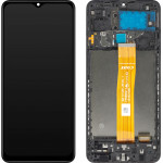 MP LCD Display Module for Samsung Galaxy A12 A125 / A12 Nacho A127, Aftermarket, Black