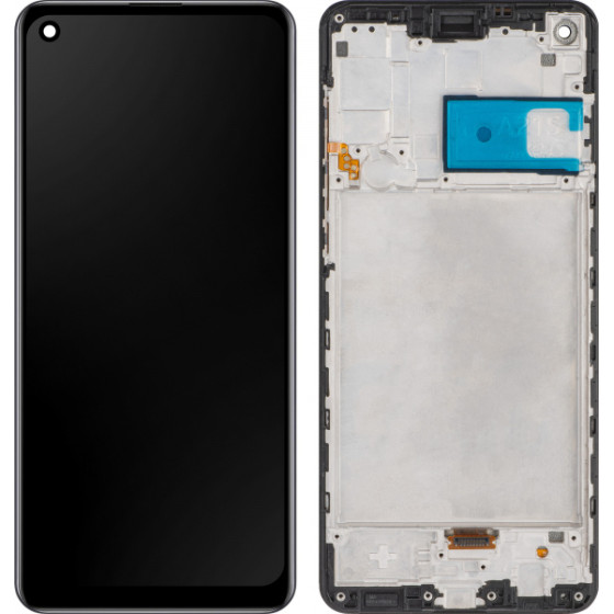 MP LCD Display Module for Samsung Galaxy A21s A217, Aftermarket, Black