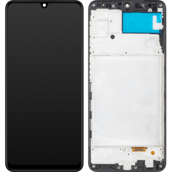 MP LCD Display Module for Samsung Galaxy A22 A225, Aftermarket, Black