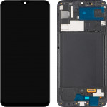 MP LCD Display Module for Samsung Galaxy A30s A307, Aftermarket, Black