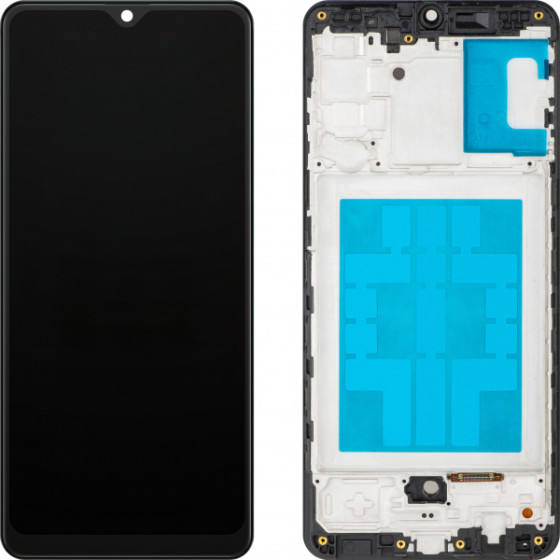 MP LCD Display Module for Samsung Galaxy A31 A315, Aftermarket, Black
