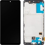 MP LCD Display Module for Samsung Galaxy A41 A415, Aftermarket, Black