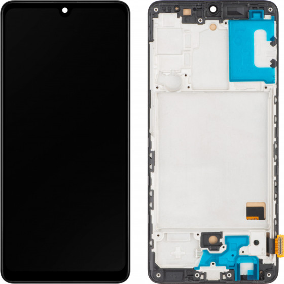 MP LCD Display Module for Samsung Galaxy A41 A415, Aftermarket, Black