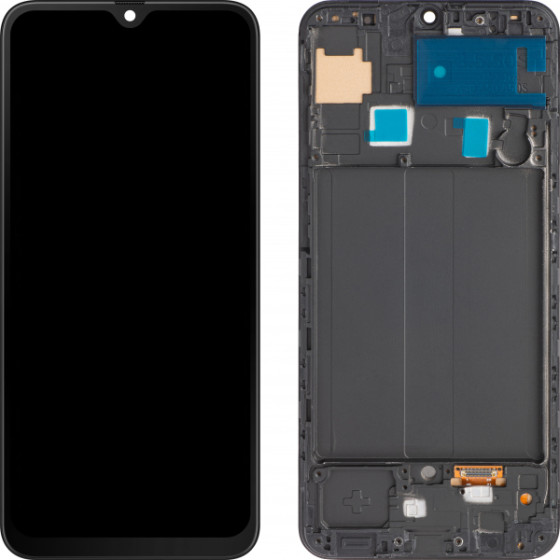 MP LCD Display Module for Samsung Galaxy A50 A505, Aftermarket, Black