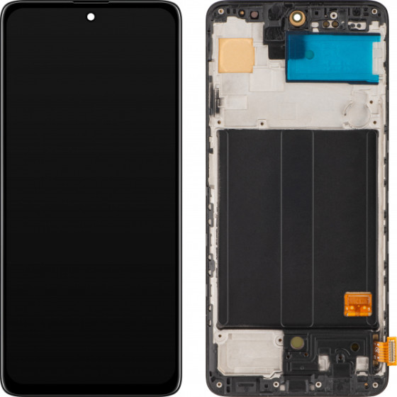 MP LCD Display Module for Samsung Galaxy A51 A515, OLED Version, Aftermarket, Black