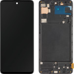 MP LCD Display Module for Samsung Galaxy A71 A715, Aftermarket, Black