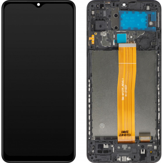 MP LCD Display Module for Samsung Galaxy M12 M127, Aftermarket, Black
