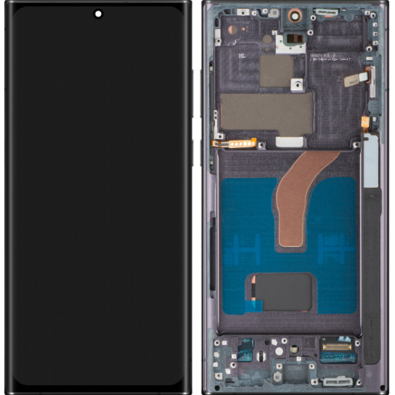 MP LCD Display Module for Samsung Galaxy S22 Ultra 5G S908, OLED Version, Aftermarket, Black