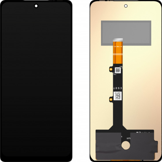 MP LCD Display Module for Tecno Pova 6 / Pova 6 Pro, w/o Frame, Aftermarket, Black