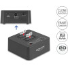 DeLock Docking Station ��� 2x M.2 Nvme SSD, clone/Erase function, 20Gbps, ����� - (64300)