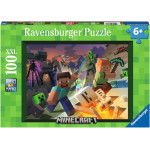 Ravensburger Puzzle: Monster Minecraft Xxl (100pcs) (13333)