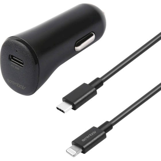 Essentials ��������� ����������� 1x Type C 20W �� ������� �ype C �� Lightning 1m ������ - (1110155)