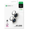 AmazingThing Ar Aluminum 2 Lens Glass With Camera Lens Frame For Iphone 16 / 16 Plus - Pink - (IP16CAM2PGLA)