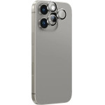 AmazingThing Ar Aluminum 3 Lens Glass With Camera Lens Frame For Iphone 16 Pro / 16 Pro Max - Gray - (IP16CAM3GYGLA)