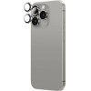 AmazingThing Ar Aluminum 3 Lens Glass With Camera Lens Frame For Iphone 16 Pro / 16 Pro Max - Gray - (IP16CAM3GYGLA)