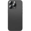 AmazingThing Aviation-Grade Alloy Tempered Glass Lens For Iphone 16 Pro / 16 Pro Max Camera Lens - Black - (IP16CAMPBKGLA)