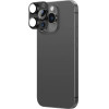 AmazingThing Aviation-Grade Alloy Tempered Glass Lens For Iphone 16 Pro / 16 Pro Max Camera Lens - Black - (IP16CAMPBKGLA)