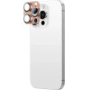 AmazingThing Aviation-Grade Alloy Tempered Glass Lens For Iphone 16 Pro / 16 Pro Max Camera Lens - Rose Gold - (IP16CAMPGGLA)