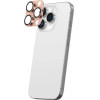 AmazingThing Aviation-Grade Alloy Tempered Glass Lens For Iphone 16 Pro / 16 Pro Max Camera Lens - Rose Gold - (IP16CAMPGGLA)