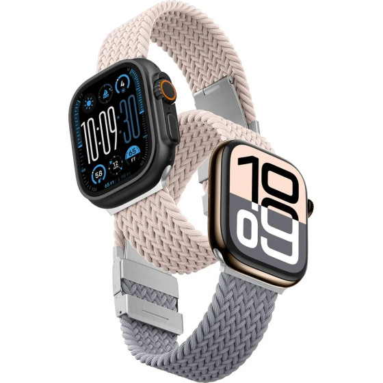 AmazingThing Blend Band Apple Watch 42mm 2-Pack - Pink-Gray/Pink - (TW42PG)