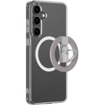 AmazingThing Minimal Mag Case With Magnetic Ring And Magnetic Ring For Samsung Galaxy S25 - Transparent - (S25MRCL)