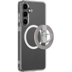 AmazingThing Minimal Mag Case With Magnetic Ring And Magnetic Ring For Samsung Galaxy S25+ - Transparent - (S25PMRCL)