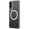 AmazingThing Minimal Mag Case With Magnetic Ring For Samsung Galaxy S25 Edge - Transparent - (S25EMMINCL)